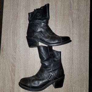 Harley Davidson Women's moto boots size 10